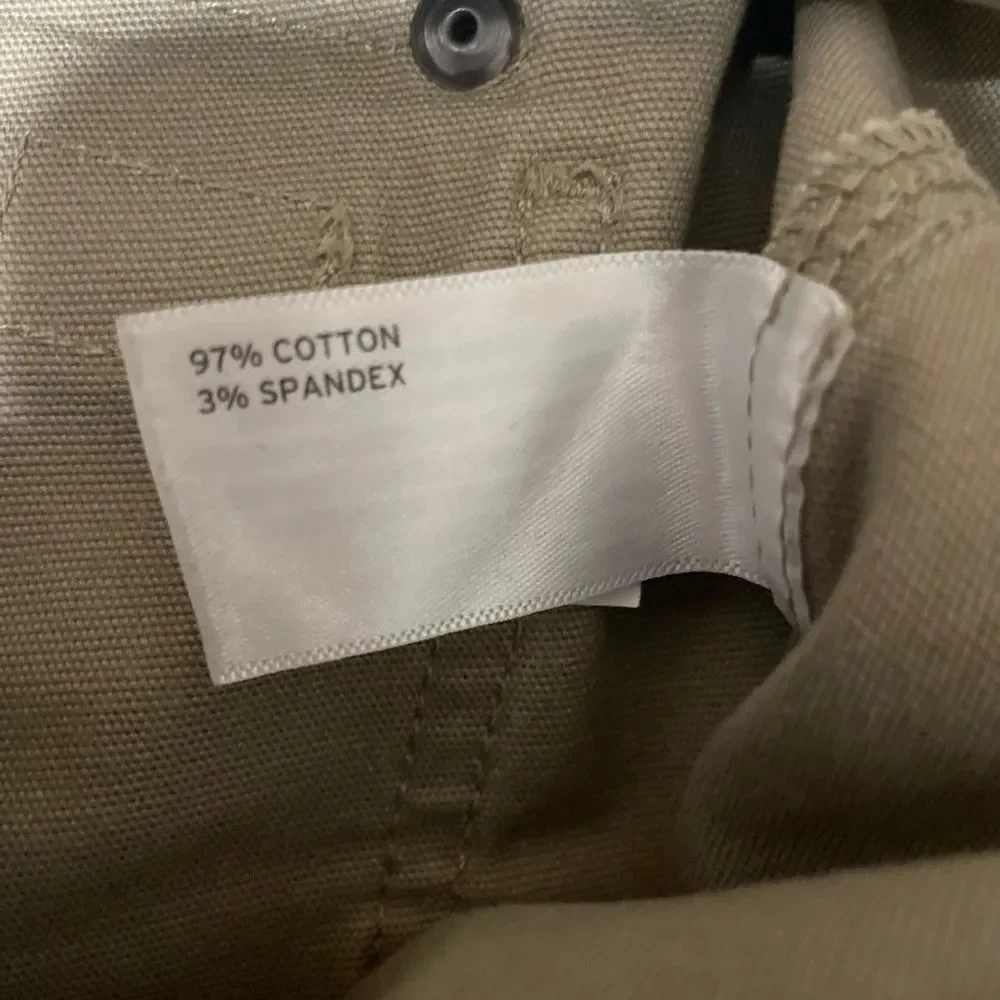 Duluth Trading Co. Flex Fire Hose Beige Cargo Shorts 11" Relaxed Fit Men's Sz 38 - Picture 5 of 6